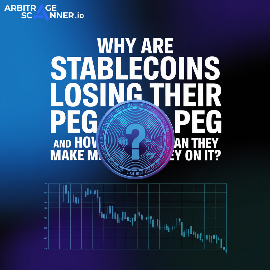 Why do stablecoins lose their peg and how can you profit from it?