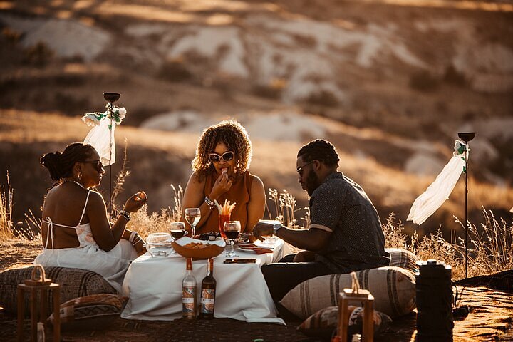 picnic under the changing Cappadocian sky