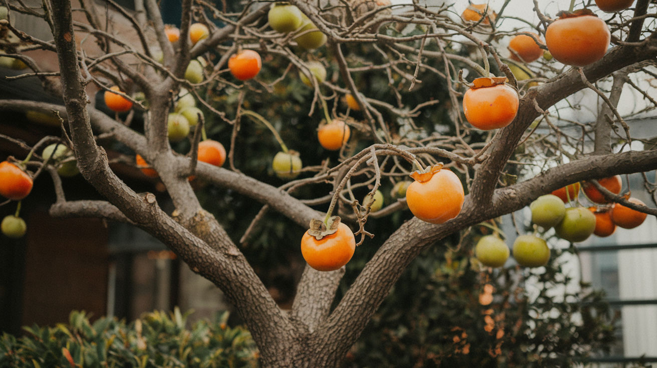 whopper persimmon tree fruit