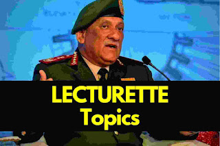 Most expected and repeatedly asked Lecturette Topics for SSB