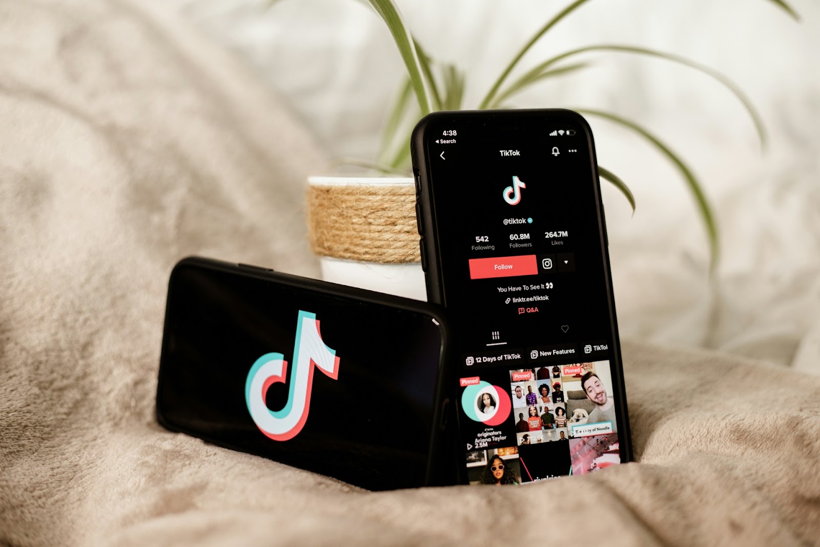 TikTok app displayed on an iPhone screen, showcasing its availability for iPhone users.