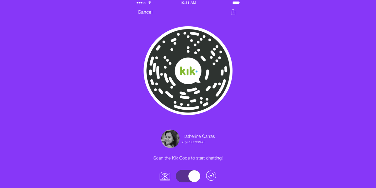 Kik QR Code.