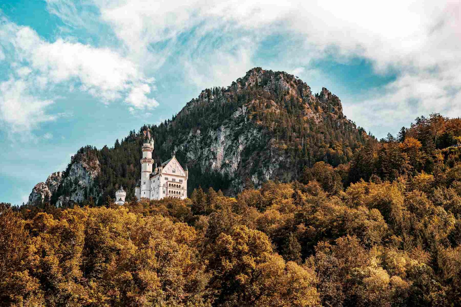 Beautiful landcape of Germany Bavarian Alps

