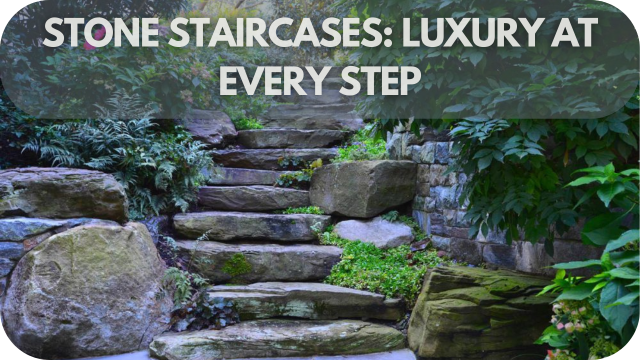 Elevate your home’s elegance with luxurious stone staircases.