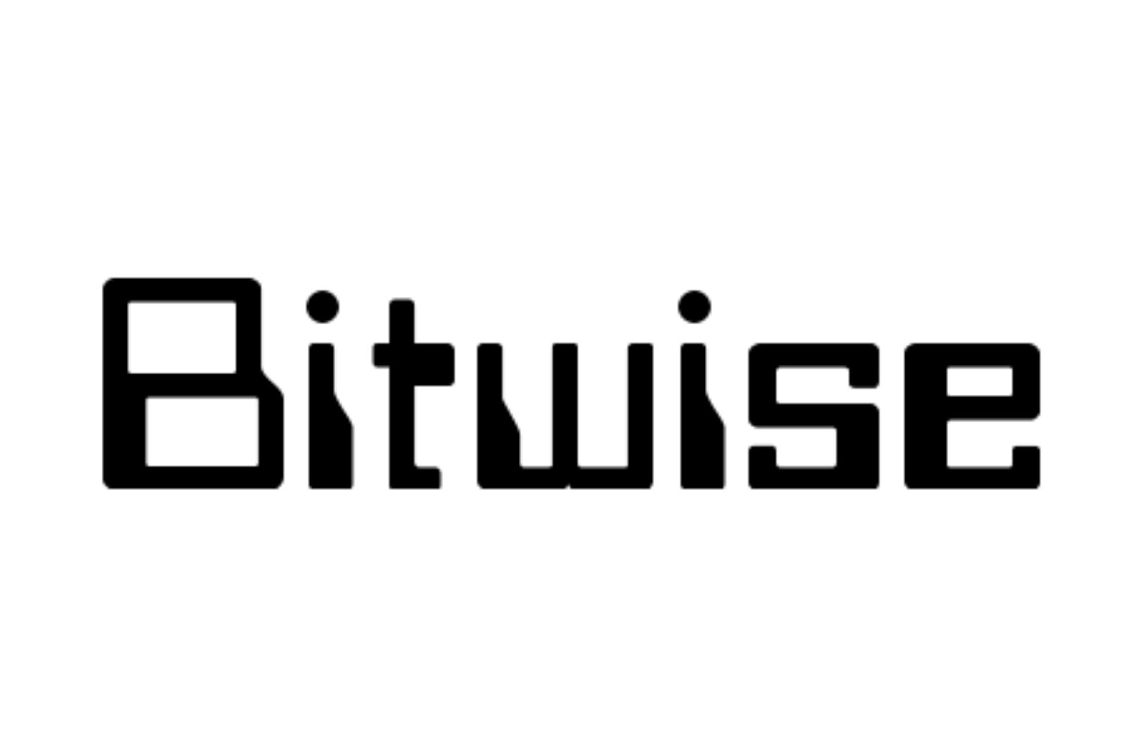 A font sample written in the word Bitwise in black against a white background.