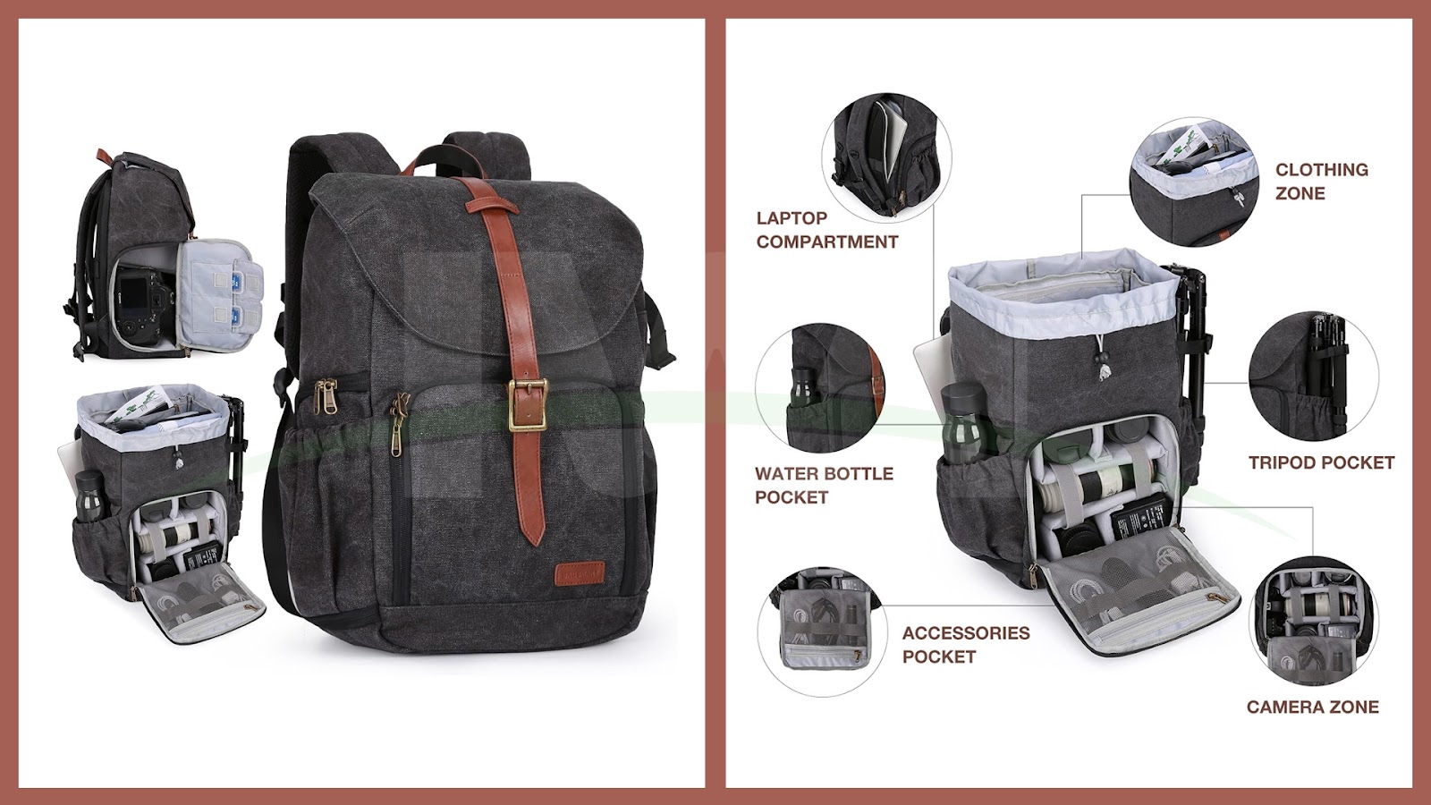 backpack with camera compartment images 7