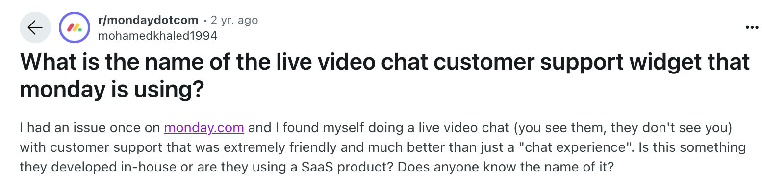 review on video based customer support