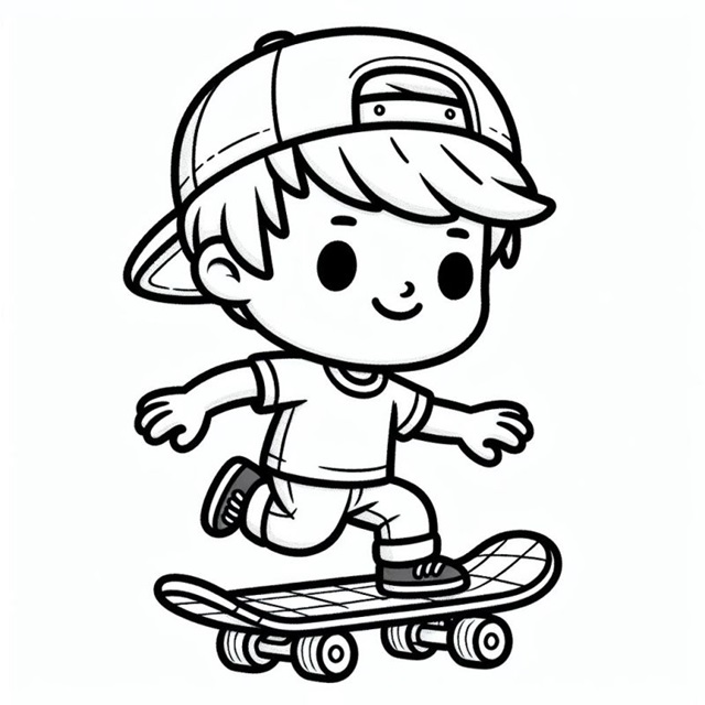 desenhos de menino 
