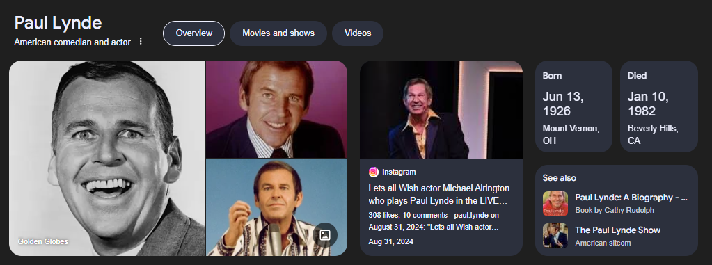 Paul Lynde Net Worth, Biography, Early life, Education, Age, Height, Family, Personal life, Career And More