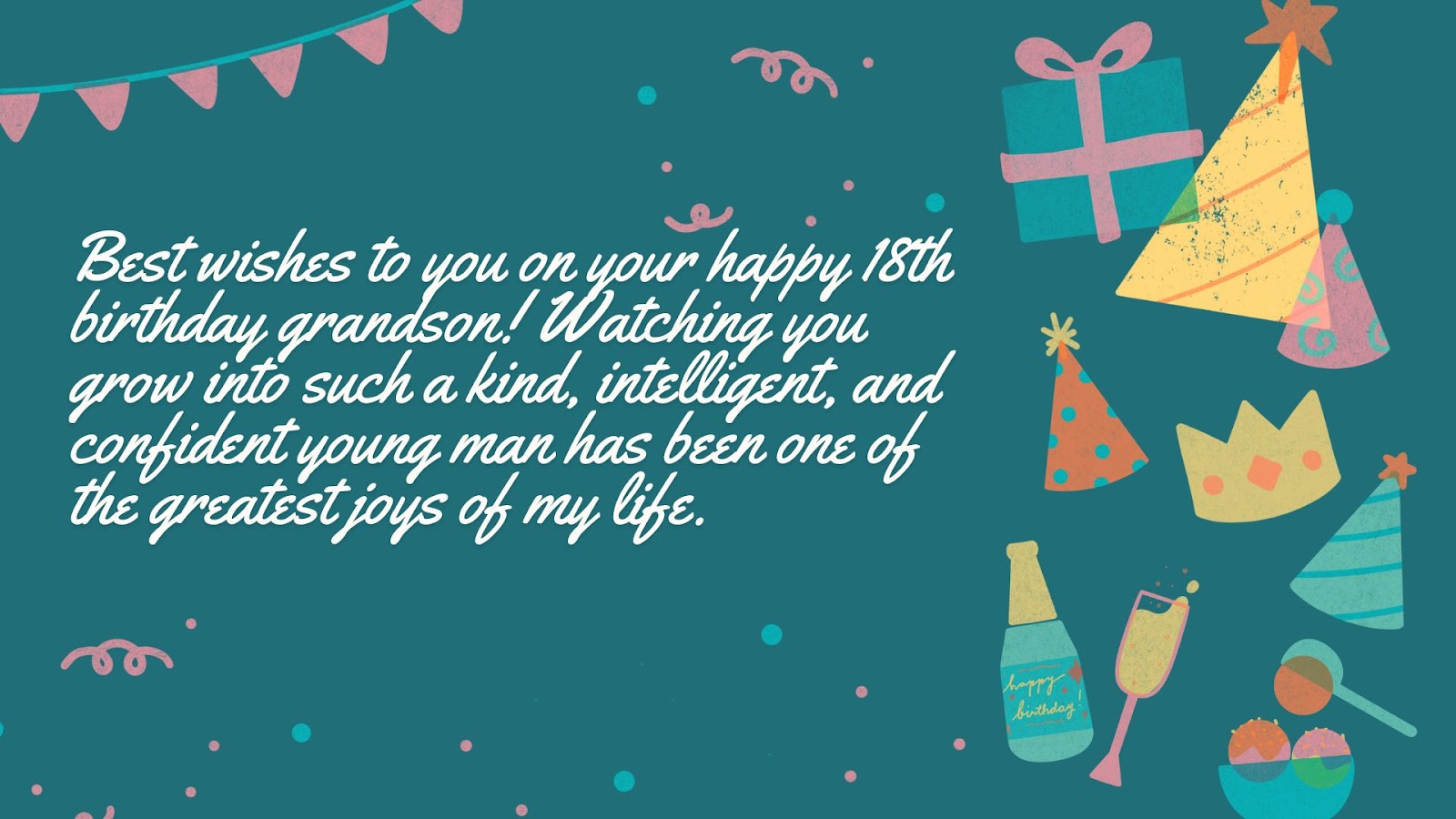 A milestone like the 18th birthday deserves more than just a simple “Happy Birthday.”&nbsp;