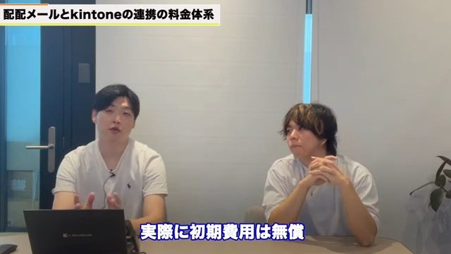 kintoneと配配メール連携にかかる費用