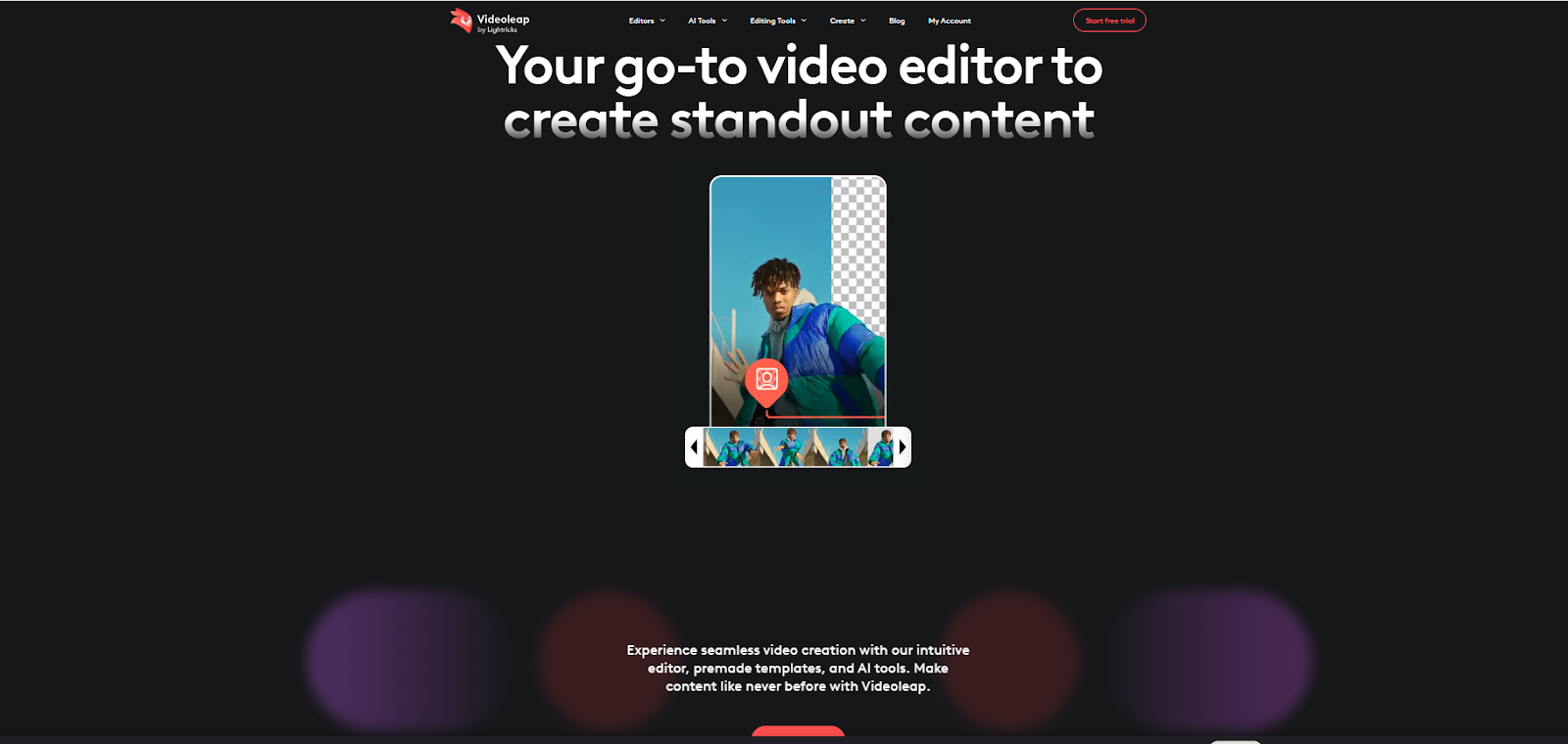 Videoleap video editing tool 