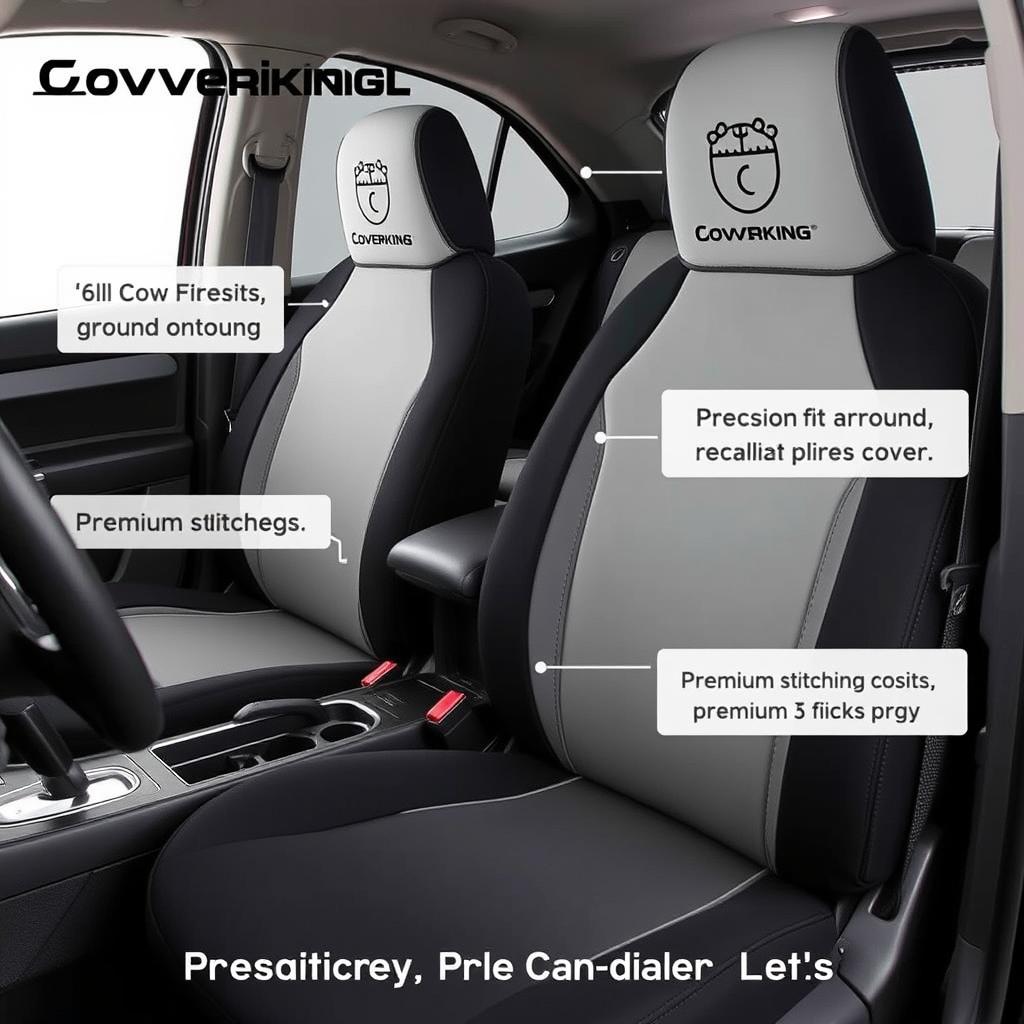 Coverking custom car seat covers with precision fit