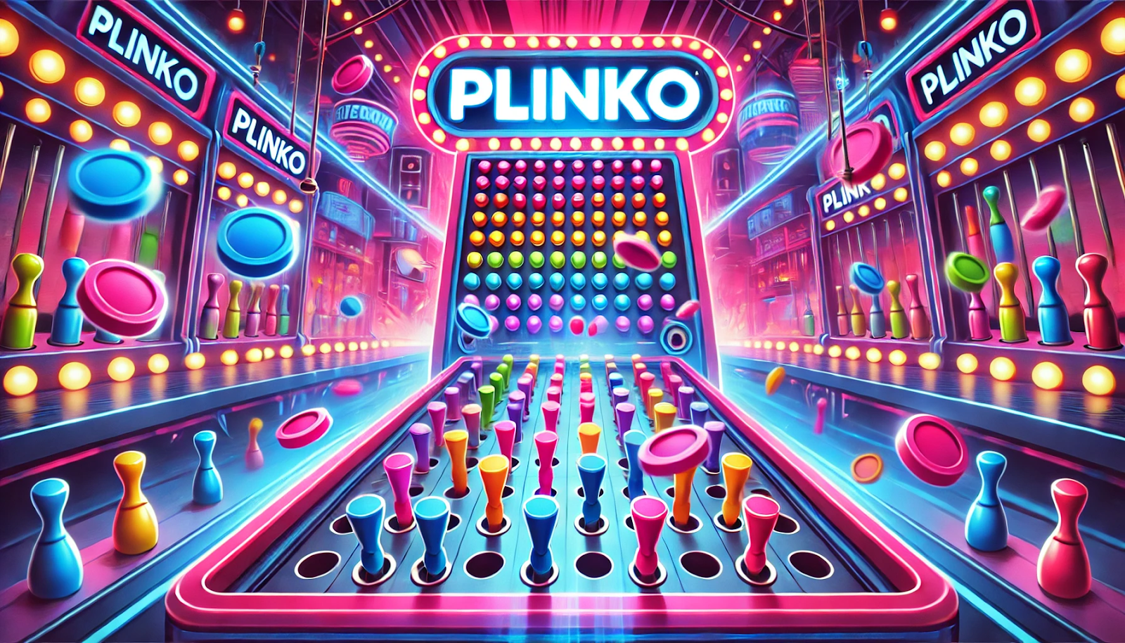 Pantalla de Plinko