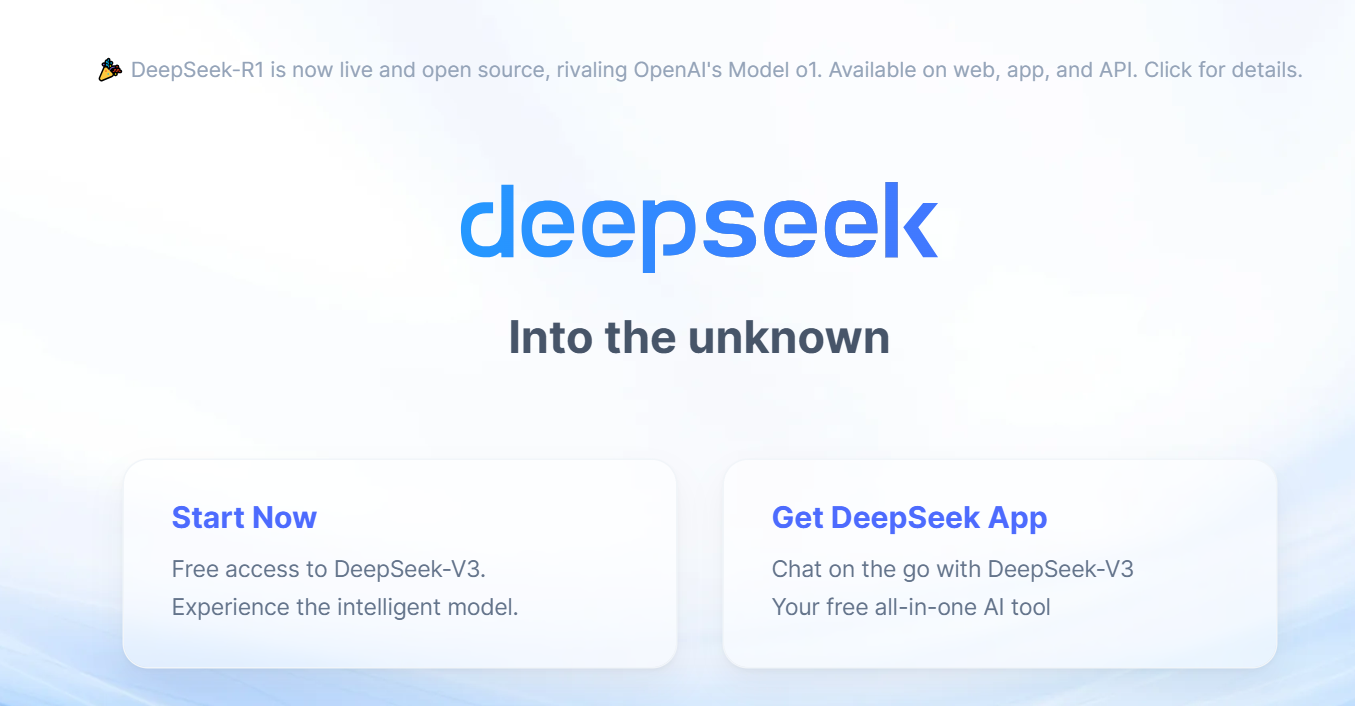 DeepSeek is an OpenSource AI tool