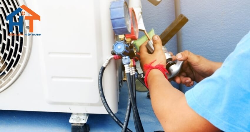 Máy lạnh thiếu gas khiến máy không mát