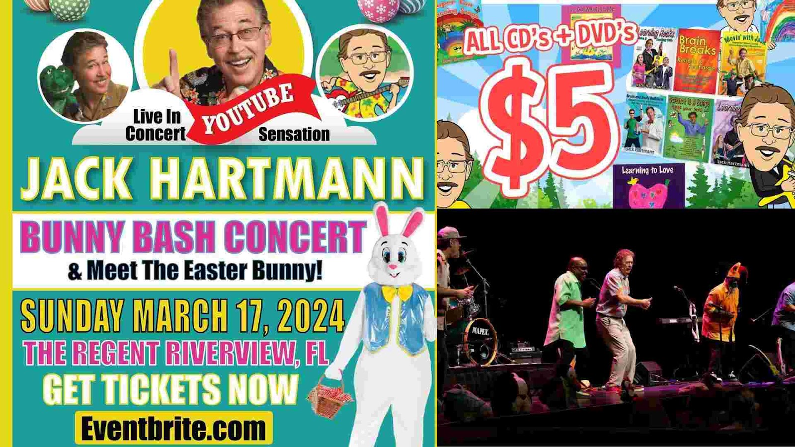 Jack Hartmann Live Performances