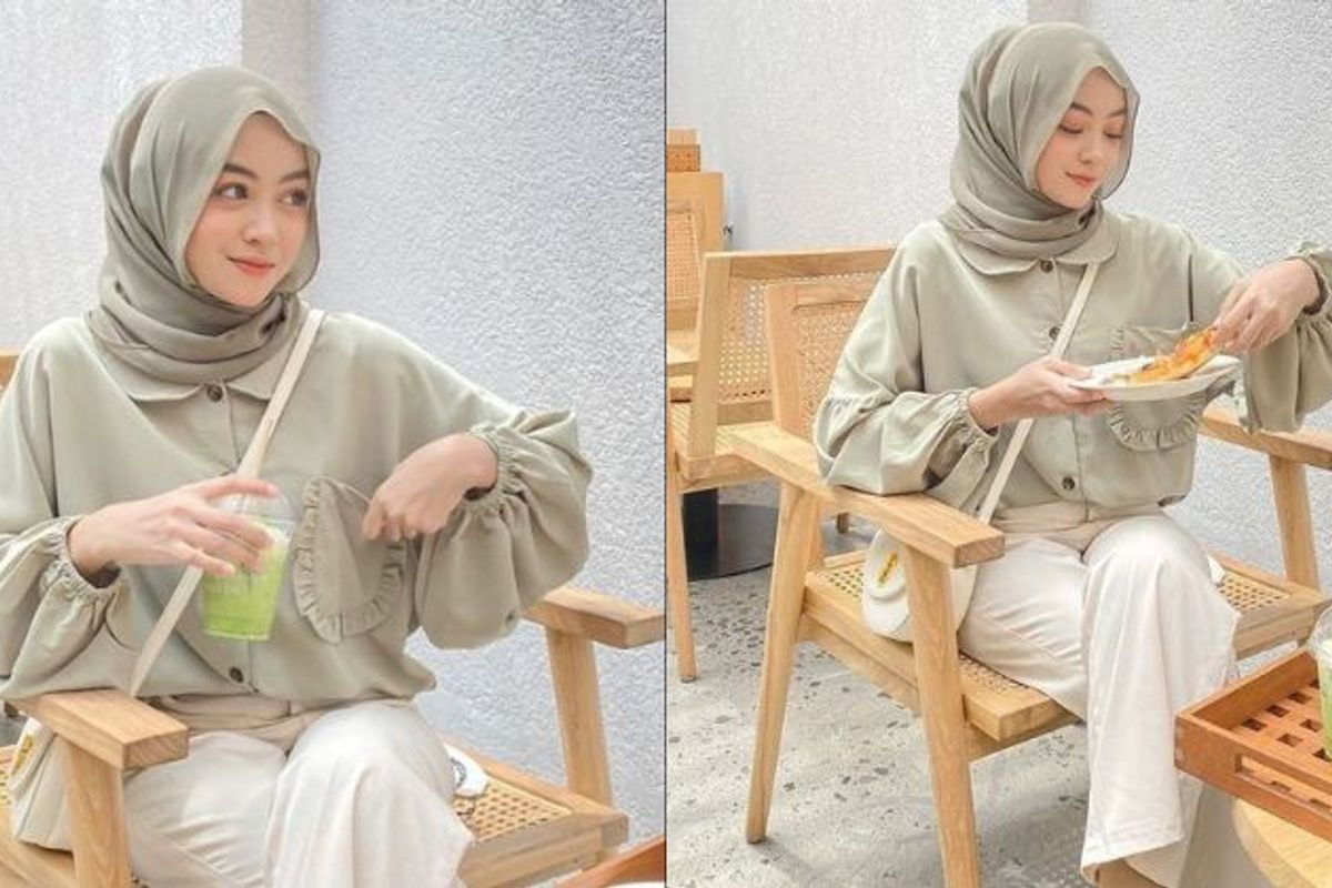 cara memakai jilbab dimasukkan ke baju