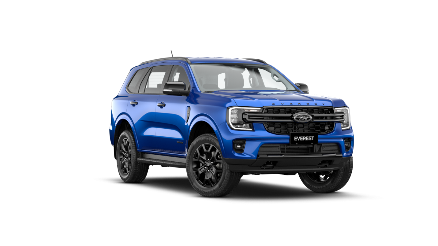 A blue suv with black background

Description automatically generated