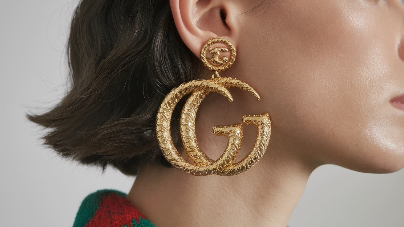 gucci earring g letter