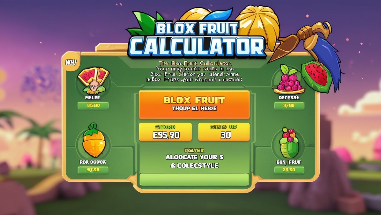 Blox Fruit Calculator