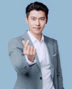 This contains an image of  Hyun Bin