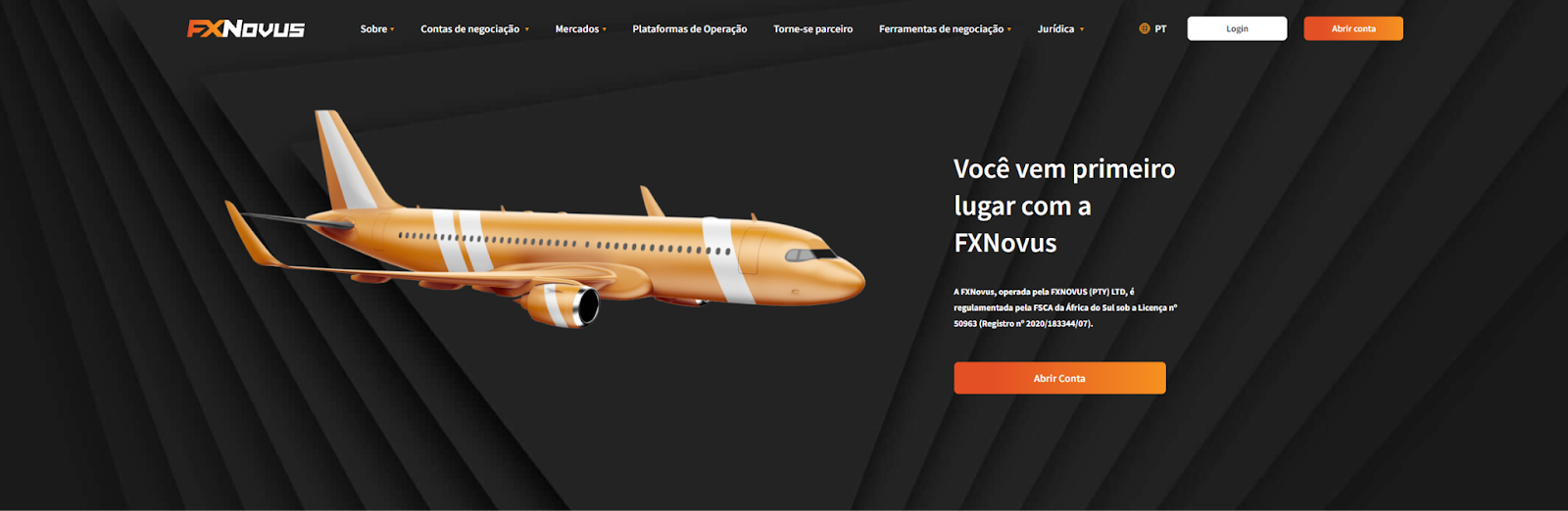 Visite a página Sobre Nós da FXNovus para mais informações sobre a marca