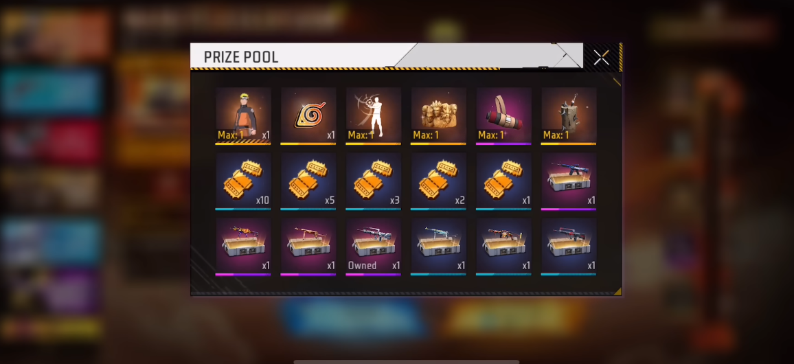 حدث صعود ناروتو في لعبة Free Fire MAX: كل ما تحتاج إلى معرفته