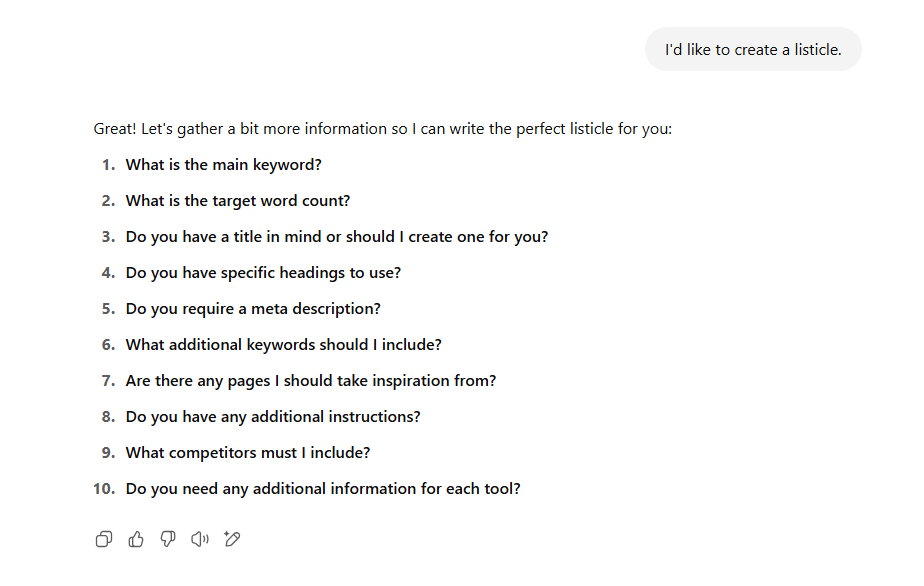 ChatGPT Marketing Examples