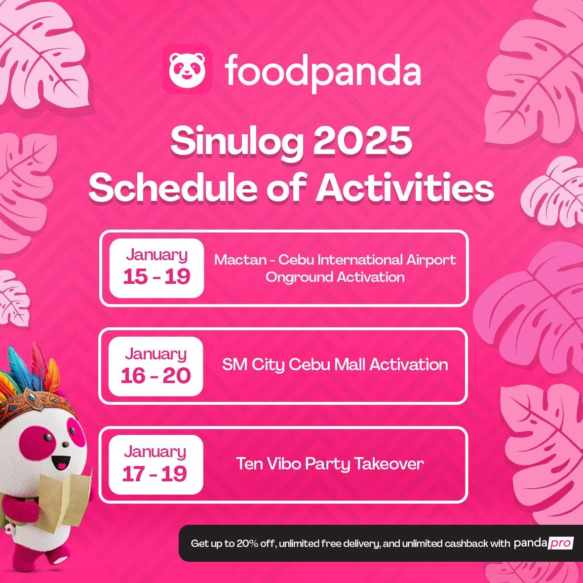 Foodpanda’s Feastival guide to Sinulog 2025!