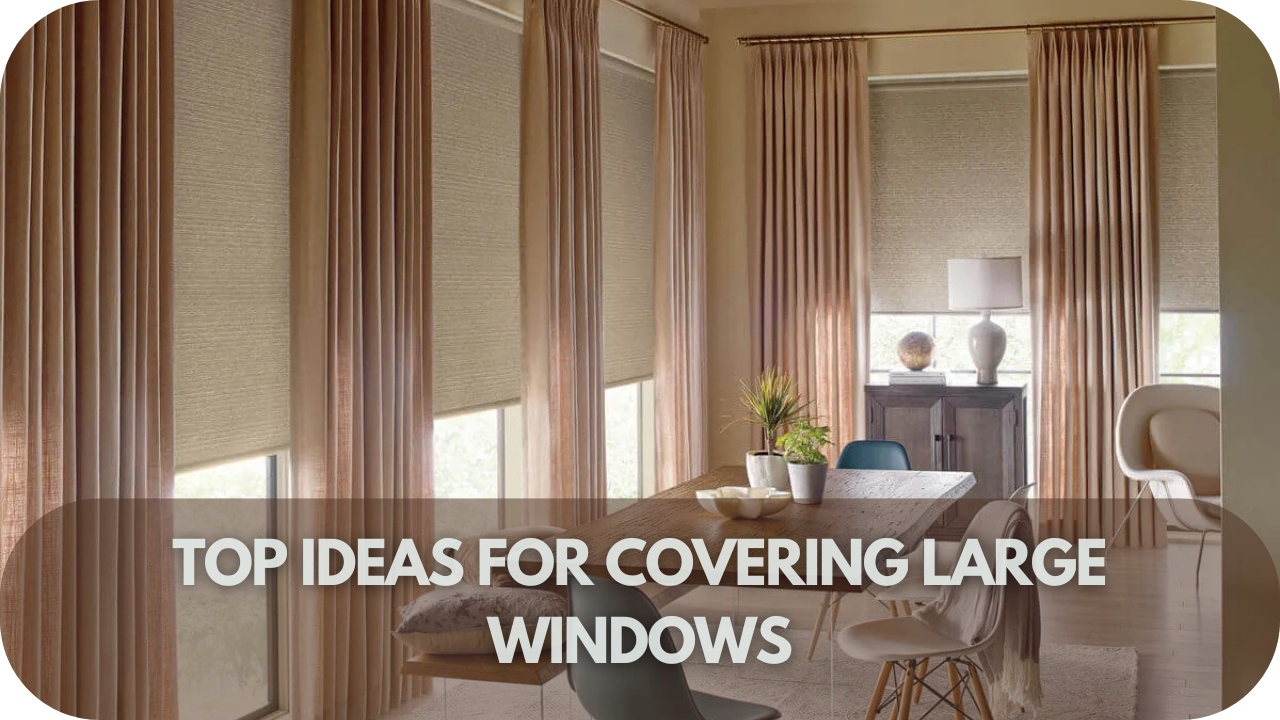 Top ideas for large window coverings