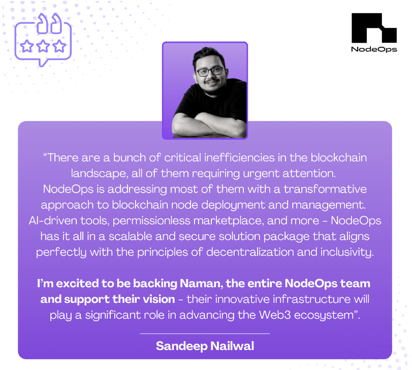 NodeOps X Sandeep Nailwal