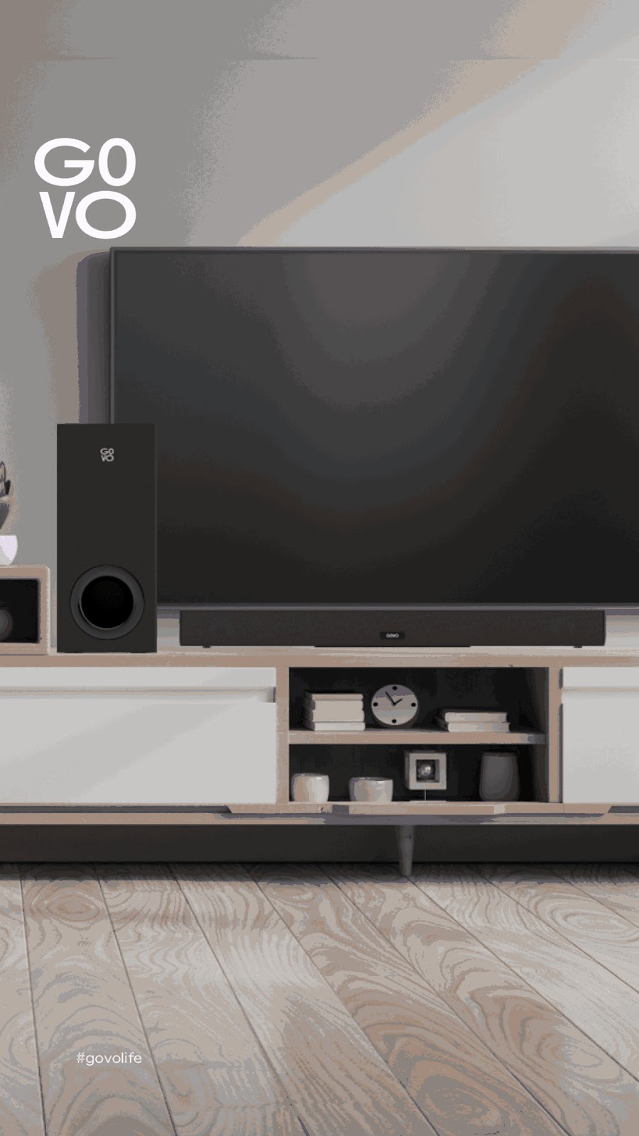 gosurround 610 have soundbar with woofer for tv