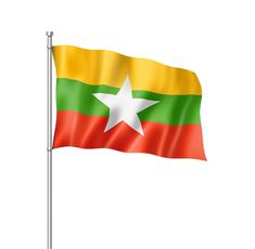 This contains the flag of myanmar 