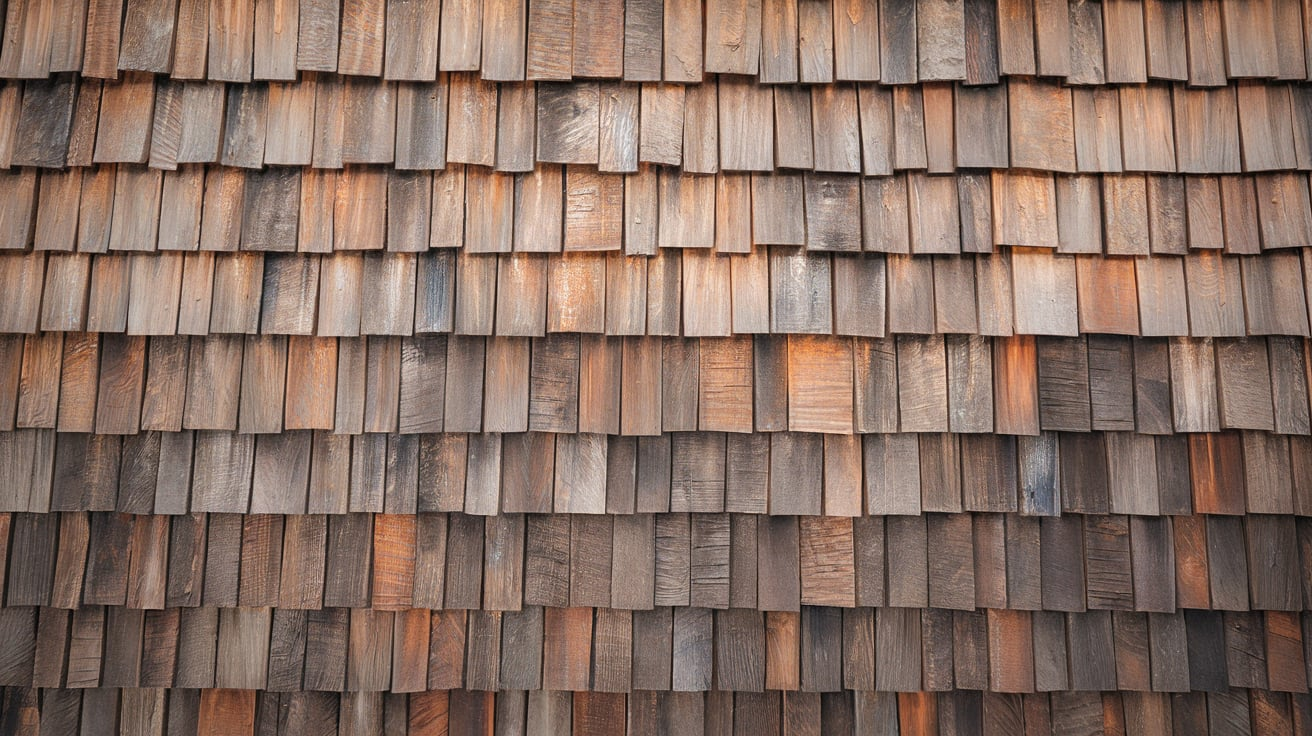 Motrak laser-cut random-width shake shingles