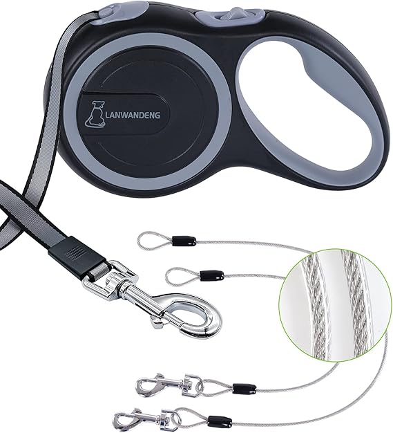 dog retractable leash chew proof