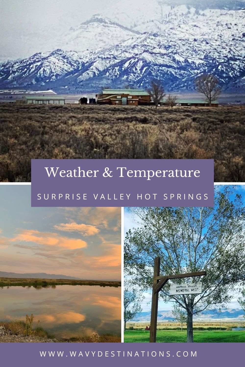 Weather and Temperature Conditions of Surprise Valley Hot Springs
