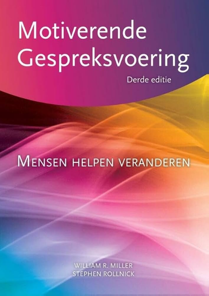 boek Motiverende gespreksvoering 'mensen helpen veranderen' auteur william R. miller en Stephen Rollnick