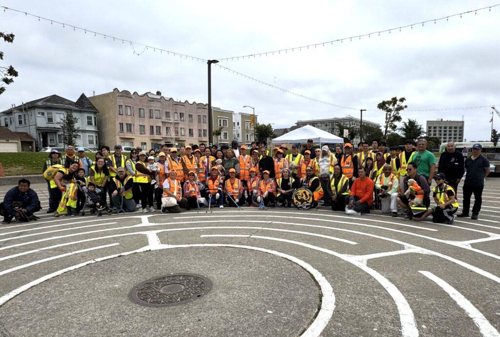 A group of people in yellow vests posing for a photo

AI-generated content may be incorrect.