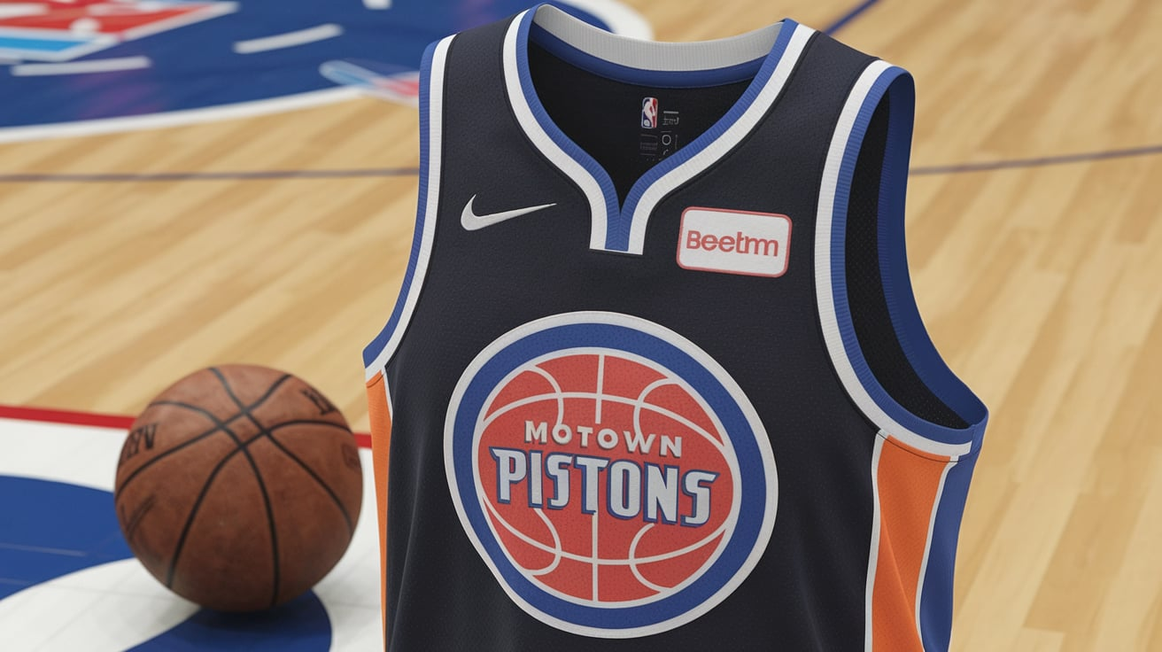 Motown Pistons jersey concept in NBA 2K