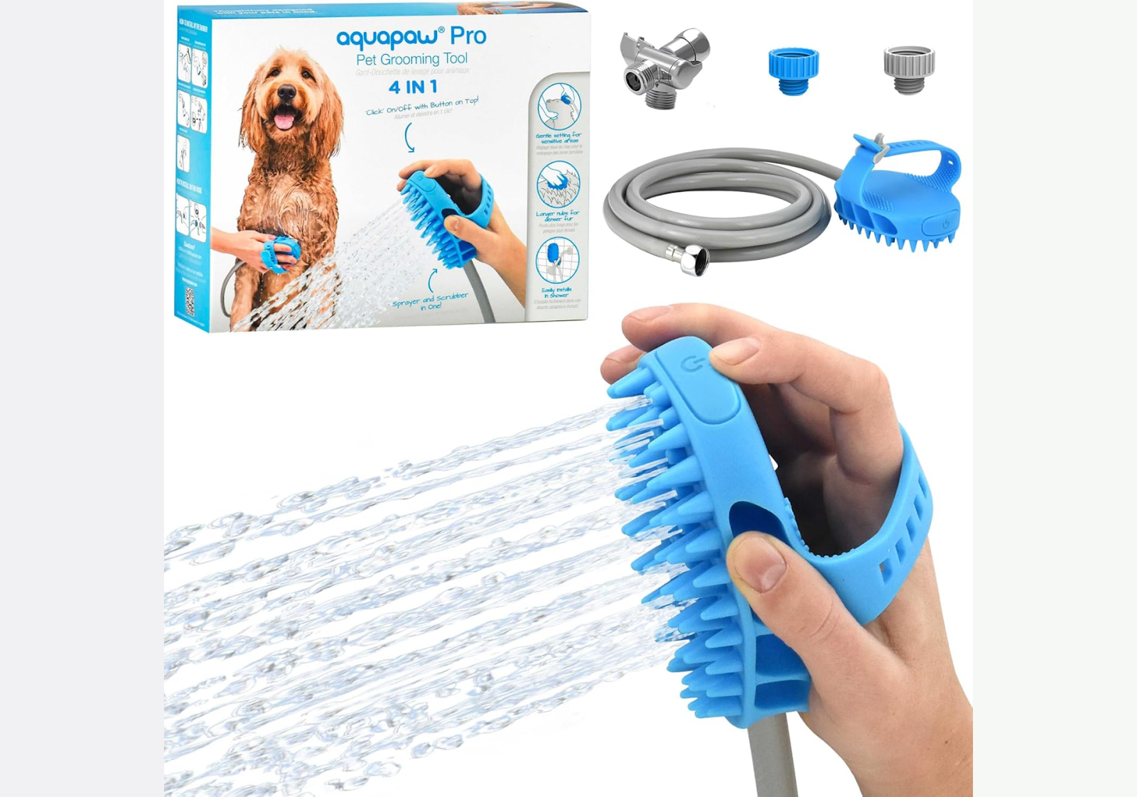 Aquapaw Dog Bath Brush Pro