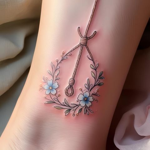 Hanging Rope Tattoo