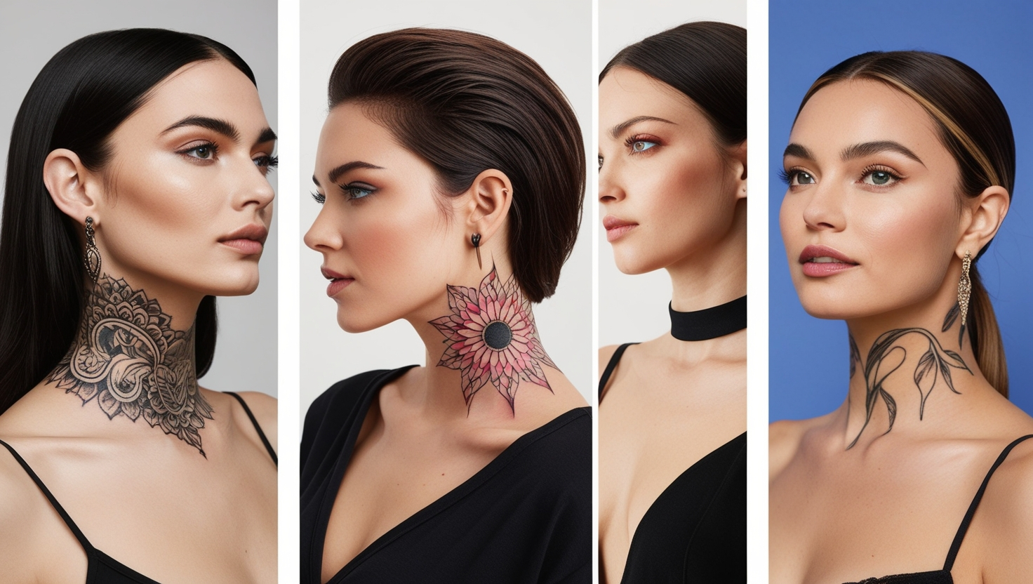 Neck Tattoos for Women