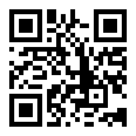 A qr code on a white background

Description automatically generated