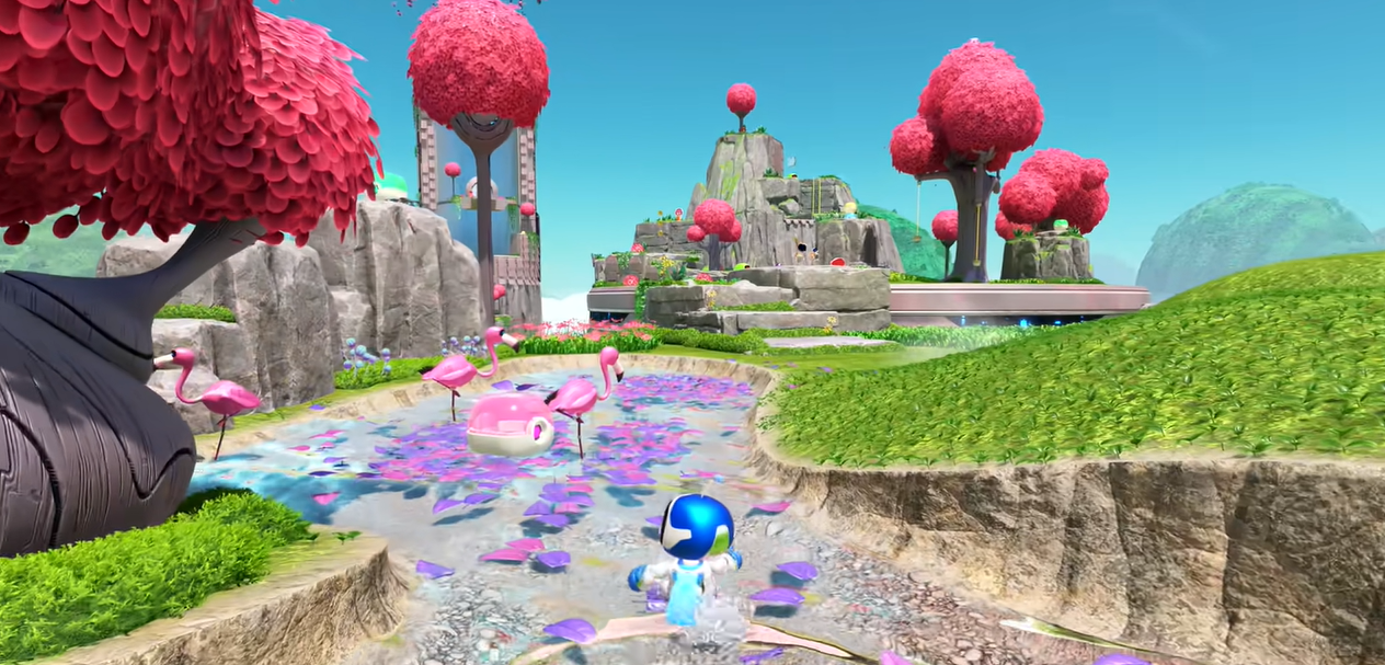 Platforming challenges for Astro Bot