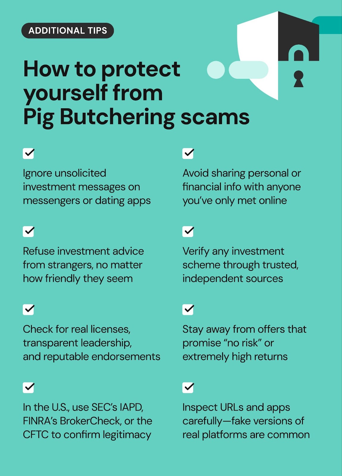 How to protect yourself from Pig Butchering scams