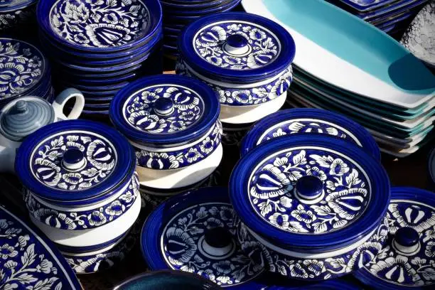 Multani Traditional Blue Pottery