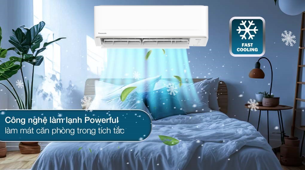 Máy lạnh Panasonic Inverter 1.5 HP CU/CS-PU12AKH-8 - Công nghệ làm lạnh    