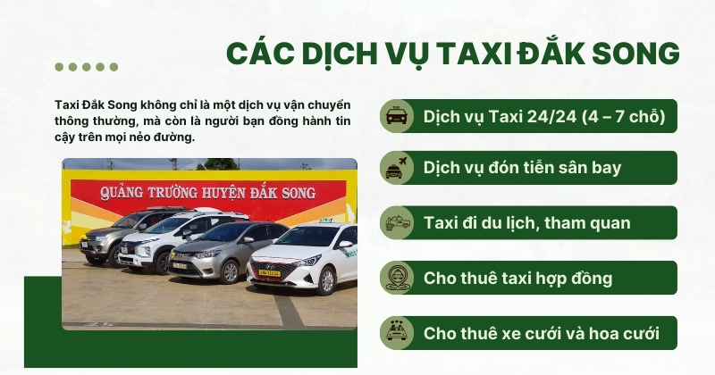 Đội ngũ tài xế chuyên nghiệp, tận tâm của Taxi Đắk Song.