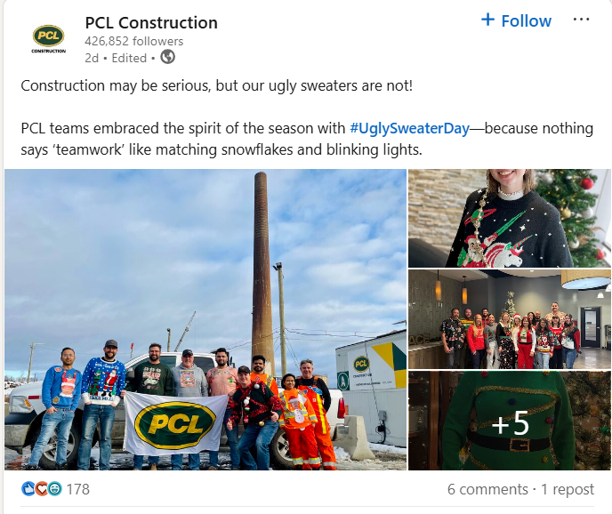 social media for construction companies